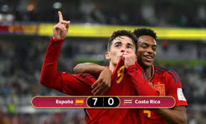 ESPAÑA GOLEA 7-0